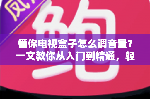 懂你电视盒子怎么调音量？一文教你从入门到精通，轻松搞定音效设置不踩坑