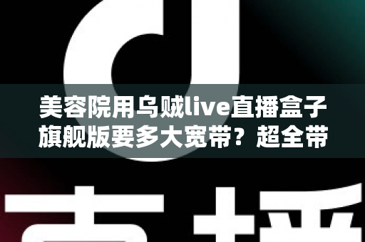 美容院用乌贼live直播盒子旗舰版要多大宽带？超全带宽配置与直播稳定性指南