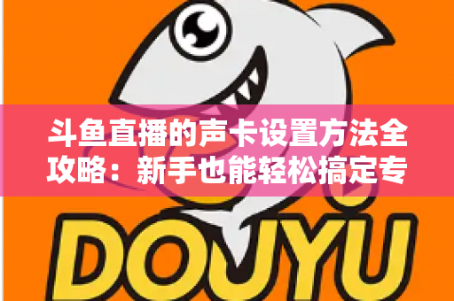 斗鱼直播的声卡设置方法全攻略：新手也能轻松搞定专业级直播音效