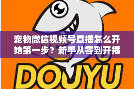 宠物微信视频号直播怎么开始第一步？新手从零到开播的完整实操指南