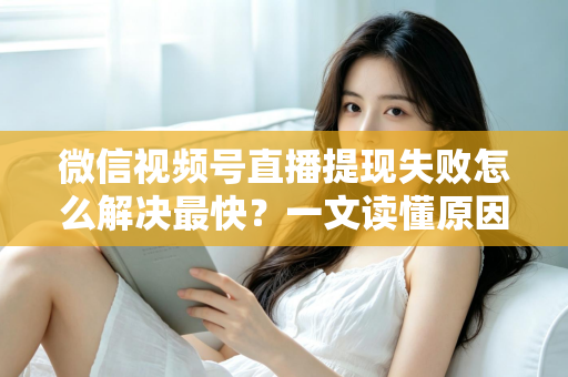 微信视频号直播提现失败怎么解决最快？一文读懂原因排查与高效处理指南