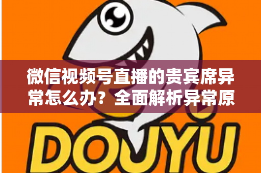 微信视频号直播的贵宾席异常怎么办？全面解析异常原因与快速解决方案