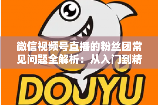 微信视频号直播的粉丝团常见问题全解析：从入门到精通的粉丝团运营实用指南