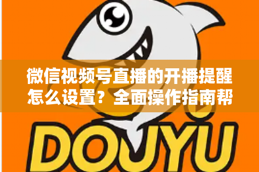 微信视频号直播的开播提醒怎么设置？全面操作指南帮你轻松不错过每一场精彩直播
