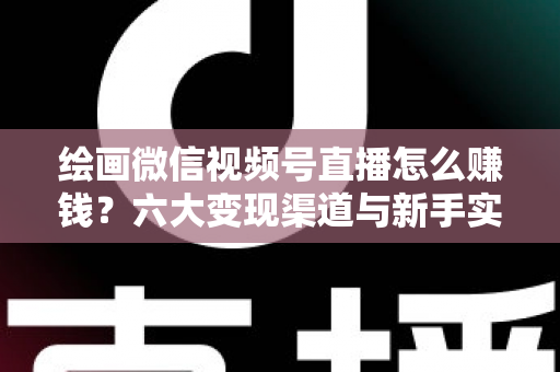 绘画微信视频号直播怎么赚钱？六大变现渠道与新手实操全攻略