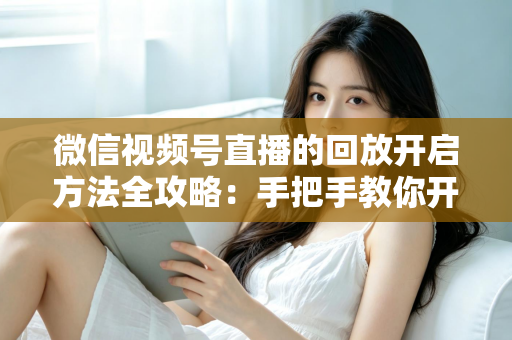 微信视频号直播的回放开启方法全攻略：手把手教你开启、管理与回看直播回放