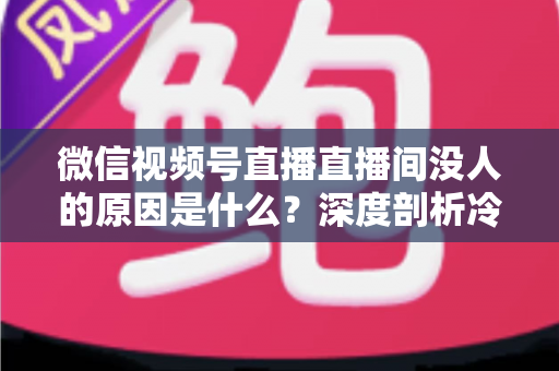 微信视频号直播直播间没人的原因是什么？深度剖析冷场根源与实用破局指南